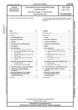Ladungssicherung auf Straßenfahrzeugen - Lastverteilungsplan