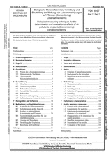 Biologische Messverfahren zur Ermittlung und Beurteilung der Wirkung von Luftverunreinigungen auf Pflanzen (Biomonitoring) - Löwenzahnscreening