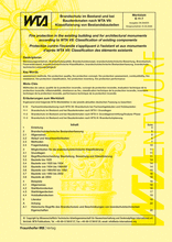Fire protection in the existing building and for architectural monuments according to WTA VII: Classification of existing components
