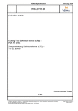 Zerspanwerkzeug Definitionsformat (CTD) - Teil 20: Bohrer