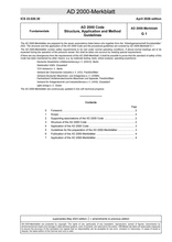 Fundamentals - AD 2000-Code - Structure, Application and Method Guidelines