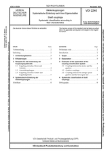 Shaft couplings - Systematic classification according to their characteristics
