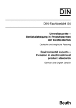 Environmental aspects - Inclusion in electrotechnical product standards; German and English version