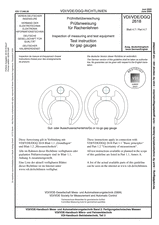 Prüfmittelüberwachung - Prüfanweisung für Rachenlehren