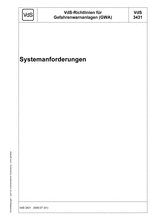 VdS guidelines for hazard warning systems (HWS) - System requirements
