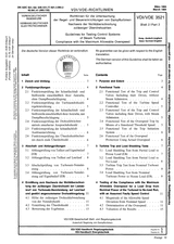 Richtlinien für die Untersuchung der Regel- und Steuereinrichtungen von Dampfturbinen; Nachweis der Nichtüberschreitung zulässiger Überdrehzahlen