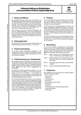 Prüfung der Haftung von Zinküberzügen auf feuerverzinktem Feinblech, Kugelschlagprüfung