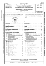 Messtechnische Bestimmung der Emissionen diffuser Quellen - Industriehallen und Tierhaltungsanlagen