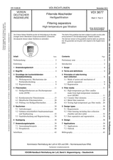Filternde Abscheider - Heißgasfiltration