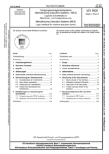 Fertigungsmanagementsysteme (Manufacturing Execution Systems - MES) - Logische Schnittstellen zur Maschinen- und Anlagensteuerung