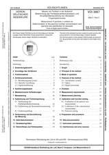 Messen von Partikeln in der Außenluft - Bestimmung der Partikelanzahlkonzentration und Anzahlgrößenverteilung von Aerosolen - Flugzeitspektrometer
