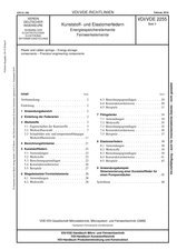 Kunststoff- und Elastomerfedern - Energiespeicherelemente - Feinwerkelemente