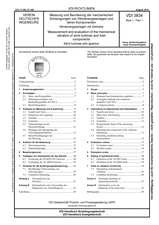 Messung und Beurteilung der mechanischen Schwingungen von Windenergieanlagen und deren Komponenten - Windenergieanlagen mit Getriebe