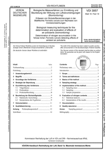 Biologische Messverfahren zur Ermittlung und Beurteilung der Wirkung von Luftverunreinigungen (Biomonitoring) - Erfassen von Stickstoffanreicherungen in der Blattflechte Parmelia sulcata zum Nachweis von Immissionswirkungen