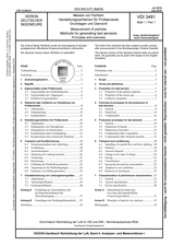 Messen von Partikeln - Herstellungsverfahren für Prüfaerosole - Grundlagen und Übersicht