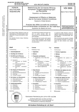 Bestimmung der korrosiven Wirkung komplexer Umgebungsbedingungen auf Werkstoffe; Exposition von Glassensoren