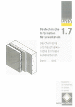 Influences of building chemistry and building physics - External architectur