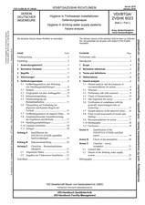 Hygiene in Trinkwasser-Installationen - Gefährdungsanalyse