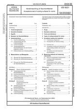 Abnahmeprüfung von Raumkühlflächen