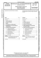 Beurteilung von Holz- und Holzwerkstoffoberflächen - Oberflächenmerkmale