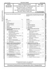 Additive Fertigungsverfahren - Anwendersicherheit beim Betrieb der Fertigungsanlagen - Laser-Strahlschmelzen von Metallpulvern