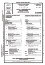 Kalibrieren von Messmitteln für elektrische Größen - Methoden zur Ermittlung der Messunsicherheit