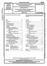 Format für den Austausch von Daten im Prüfmittelmanagement - Definition des Calibration-Data-Exchange-Datenformats (CDE-Datenformat)