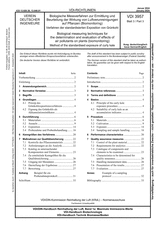 Biologische Messverfahren zur Ermittlung und Beurteilung der Wirkung von Luftverunreinigungen auf Pflanzen (Biomonitoring) - Verfahren der standardisierten Exposition von Grünkohl