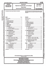 Raumbuch - Allgemeine Anforderungen und Grundlagen