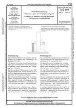 Inspection of measuring and test equipment - Test instruction for height gauges