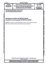 Bioaerosols and biological agents - Assessment of the risk of Legionella-containing aerosols from the perspective of environmental public health and precaution - Corrigendum concerning standard VDI 4250 Part 2:2025-03