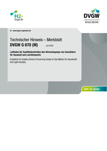 Guideline for Quality Control of Incoming Goods of Gas Meters for Household and Light Industry