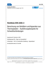 Berechnung von Behältern und Apparaten aus Thermoplasten - Ausführungsbeispiele für Schweißverbindungen