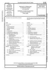Kalibrieren von Messmitteln für elektrische Größen - Leistungsqualität