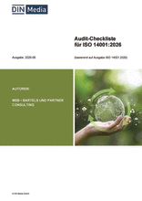 Audit-Checkliste für ISO 14001:2026 WORD / FL bis 10 Nutzer