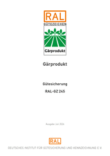 Gärprodukt - Gütesicherung