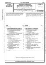 Warensicherungssysteme - Kompatibilität von elektronischen Artikelsicherungssystemen (EAS) - Akustomagnetische Technologie