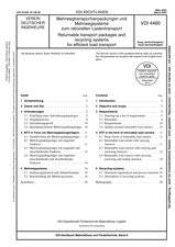 Mehrwegtransportverpackungen und Mehrwegsysteme zum rationellen Lastentransport