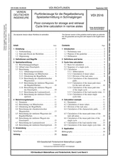 Flurförderzeuge für die Regalbedienung - Spielzeitermittlung in Schmalgängen