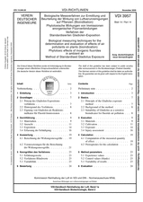 Biologische Messverfahren zur Ermittlung und Beurteilung der Wirkung von Luftverunreinigungen auf Pflanzen (Bioindikation) - Phytotoxische Wirkungen von Immissionen anorganischer Fluorverbindungen - Verfahren der Standardisierten Gladiolen-Exposition