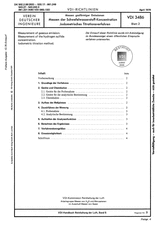 Messen gasförmiger Emissionen; Messen der Schwefelwasserstoff-Konzentration; Jodometrisches Titrationsverfahren