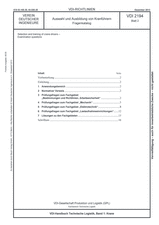 Auswahl und Ausbildung von Kranführern - Fragenkatalog