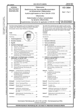 Olfaktometrie - Bestimmung der Geruchsstoffkonzentration mit dynamischer Olfaktometrie - Ausführungshinweise zur Norm DIN EN 13725