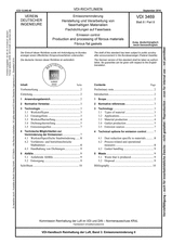 Emissionsminderung - Herstellung und Verarbeitung von faserhaltigen Materialien - Flachdichtungen auf Faserbasis