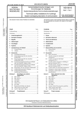Sicherheitstechnische Anlagen und Einrichtungen für Gebäude - Systemübergreifende Kommunikationsdarstellungen