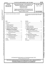 Hygieneanforderungen an die Herstellung und aseptische Abfüllung von Getränken und Molkereiprodukten - Hygieneschulungen