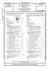 Umweltmeteorologie - Meteorologische Messungen - Messstation
