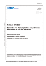 Welding of lining membranes of polymer materials in geotechnical and hydraulic engineering