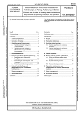 Wassereffizienz in Trinkwasser-Installationen - Anforderungen an Planung, Ausführung und Betrieb