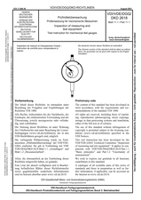 Prüfmittelüberwachung - Prüfanweisung für mechanische Messuhren